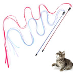 Interaktives Katzen-Spielzeug mit Satinband