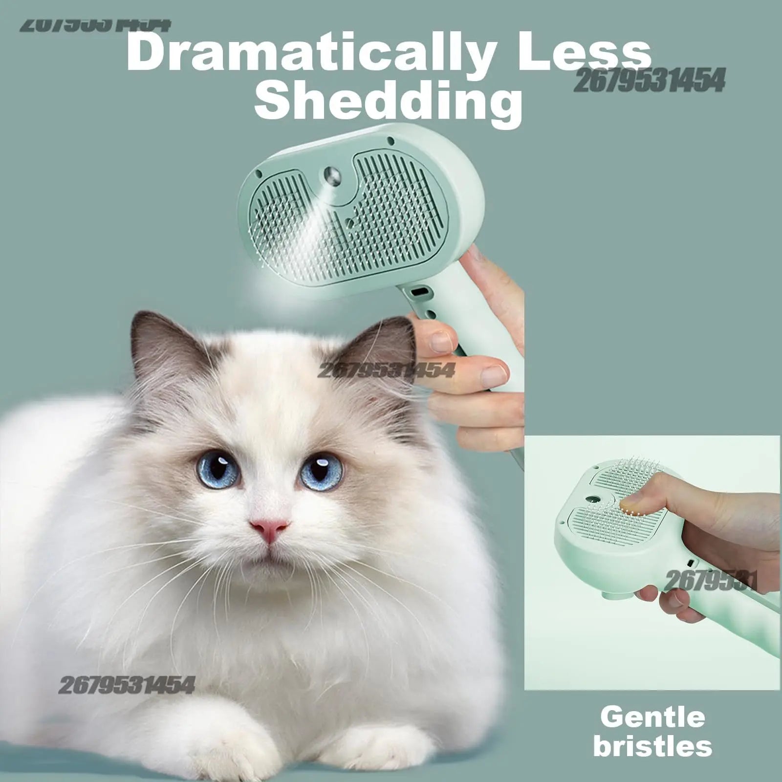 3-in-1 Elektrische Dampf Haustierbürste