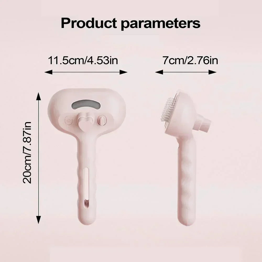 3-in-1 Elektrische Dampf Haustierbürste
