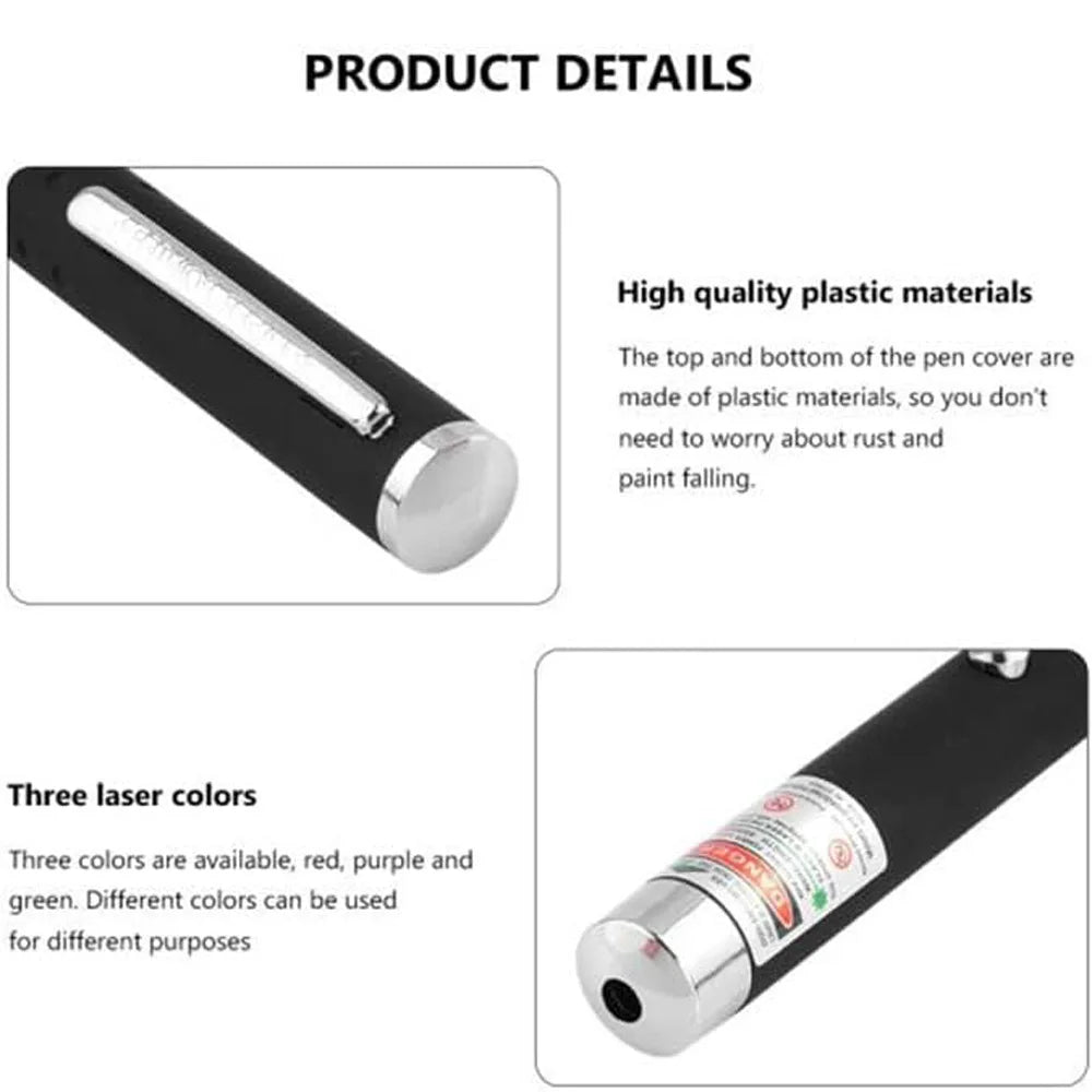 2-in-1 Mini LED Laser Pointer & Flashlight
